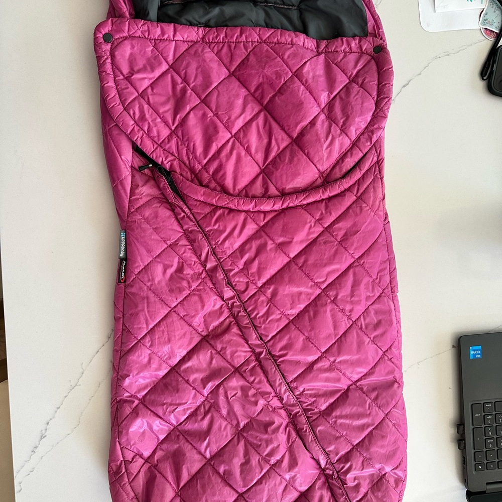 Quilted Pink uppababy ganoosh Footmuff